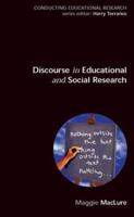 Discourse in educational and Social Research (Conducting Educational Research) 0335201903 Book Cover