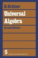 Universal Algebra 0387903550 Book Cover