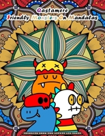 Qastamere Friendly Monsters On Mandalas: Coloring Book for Adults and older Children and teens. Funny designs of adorable monsters placed in front of ... For relaxation, concentration. Inexpensive. B08NX6YWCM Book Cover