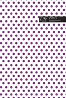 Dots Pattern Composition Notebook, Dotted Lines, Wide Ruled Medium Size 6 x 9 Inch (A5), 144 Sheets Purple Cover 0464603927 Book Cover