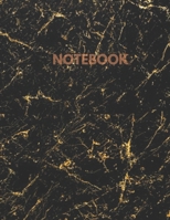 Notebook: Beautiful Marble Journal Lined Large Size (8.5 x 11) 170812960X Book Cover