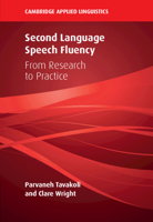 Second Language Speech Fluency 1108730914 Book Cover