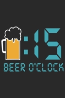 Beer O’clock 15: Beer taste logbook for beer lovers | Beer Notebook | Craft Beer Lovers Gifts 1679583956 Book Cover