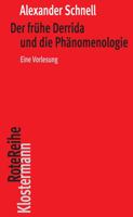 Der Fruhe Derrida Und Die Phanomenologie: Eine Vorlesung 3465045734 Book Cover