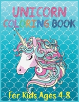 Unicorn coloring book for kids ages 4-8: A amazing cute Coloring Book with Magical Unicorns for kids . B084DGQ2ZB Book Cover