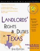 Landlords' Rights & Duties in Texas: With Forms (Legal Survival Guides) 1572481102 Book Cover