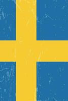 Sweden Flag Journal: Sweden Travel Diary, Swedish Souvenir Book, Lined Journal to Write in 1721720995 Book Cover