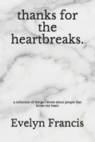Thanks for the Heartbreaks: a collection of things I wrote about people that broke my heart B088BGKZ1M Book Cover