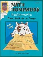 Math Homework Assignments, Grade 7 1885111932 Book Cover