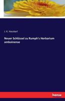 Neuer Schlussel Zu Rumph's Herbarium Amboinense 1167577353 Book Cover