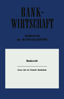 Gesetz über die Deutsche Bundesbank 366312620X Book Cover