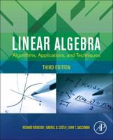 Linear Algebra: Algorithms, Applications, and Techniques 0123914205 Book Cover