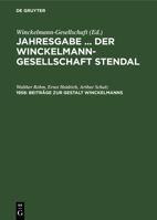 Beiträge Zur Gestalt Winckelmanns 3112565436 Book Cover