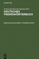 Deutsches Fremdworterbuch 3110180219 Book Cover