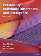 Personality, Individual Differences and Intelligence 1292317965 Book Cover