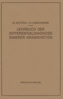 Lehrbuch Der Differentialdiagnose Innerer Krankheiten 3662356678 Book Cover