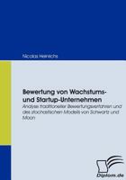 Bewertung Von Wachstums- Und Startup-Unternehmen 3836669110 Book Cover