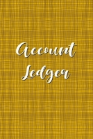 Account Ledger: Simple 6 Column Cash Book Monthly and daily income and expense tracker - Elegant General Ledger for male and female business owner 1713107244 Book Cover