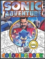 SONIC: Sonic Coloring Book With Exclusive Unofficial Images For All Fans B08RFWRLLJ Book Cover