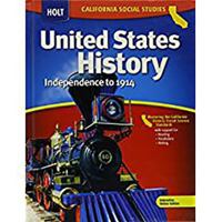 United States History (California Edition): Independence to 1914 0030412285 Book Cover