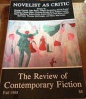 Review of Contemporary Fiction: VIII, #3: Novelist as Critic 1564781119 Book Cover