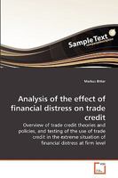 Analysis of the effect of financial distress on trade credit 3639276914 Book Cover