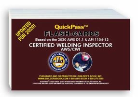 2020 Certified Welding Inspector AWS/CWI QuickPass™ Flash-Cards 1622702700 Book Cover