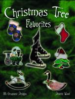 Christmas Tree Favorites Stained Glass by Deverie Wood B008CAS2N2 Book Cover