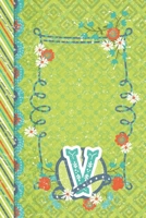 V: Con Dios Todo Es Posible - Libreta Para Cristianos Religiosos - Diario Personalizado con su Monograma - Regalo para Mujeres, Nias 1674546599 Book Cover