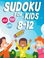 Sudoku For Kids 8-12: 300 Sudoku Rätsel Im Format 9x9 In Einfach, Mittel Und Schwer B08KQ9DBXN Book Cover