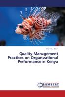 Quality Management Practices on Organizational Performance in Kenya 6139446880 Book Cover