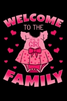 It's a Girl Welcome To the Family: Gender Reveal Notebook to Write in, 6x9, Lined, 120 Pages Journal 1694952509 Book Cover