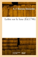 Lettre sur le luxe 2329791569 Book Cover