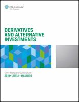 Derivatives and Alternative Investments CFA Program Curriculum 2019 Level I Volu 1946442127 Book Cover