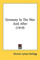 Germany in the War and After 1164657232 Book Cover