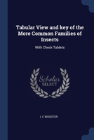 Tabular View and key of the More Common Families of Insects: With Check Tablets 1376628538 Book Cover