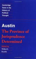 Austin: The Province of Jurisprudence Determined 1573928453 Book Cover