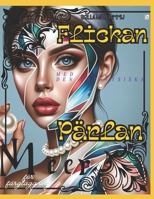 Flicka med pärlörhänge i stil med världens största målare. Målarbok för vuxna och barn: Flicka med pärlörhängen bok (Swedish Edition) B0F4K2H3PV Book Cover