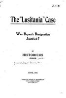 The Lusitania Case 152385247X Book Cover