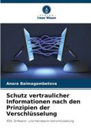Schutz vertraulicher Informationen nach den Prinzipien der Verschlüsselung (German Edition) 6208469511 Book Cover