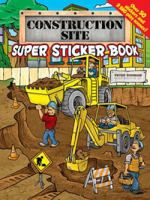 Construction Site Super Sticker Book 0486483959 Book Cover