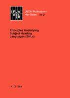 Principles Underlying Subject Heading Languages (Shls) 3598113978 Book Cover