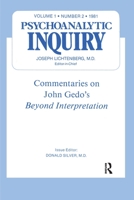 Commentaries: Psychoanalytic Inquiry, 1.2 0367606437 Book Cover