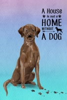 A House is Not a Home Without a Dog: Password Logbook in Disguise with Gorgeous Brown Labrador Cover 1709116218 Book Cover