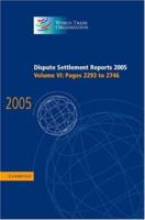 Dispute Settlement Reports 2005 0521885515 Book Cover