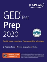 GED Test Prep 2020: 2 Practice Tests + Proven Strategies + Online 1506258654 Book Cover