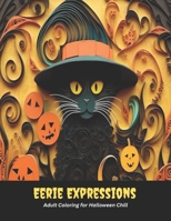Eerie Expressions: Adult Coloring for Halloween Chill , 50 pages, 8x11 inches B0CGG9KQM3 Book Cover