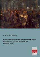 Compendium der metallurgischen Chemie 3956108442 Book Cover