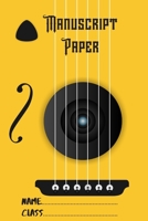 Standard Wirebound Manuscript Paper Yellow cover: Standard Wirebound Manuscript Paper Yellow cover music notebook for you creativity 1659112575 Book Cover