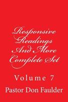 Responsive Readings and More: Complete Set 1500353078 Book Cover